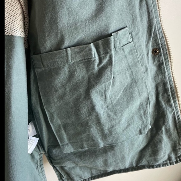 90s Vintage Woolrich Cargo Fishing Hunting Utility Vest Khaki Tan Size Large - Picture 12 of 12